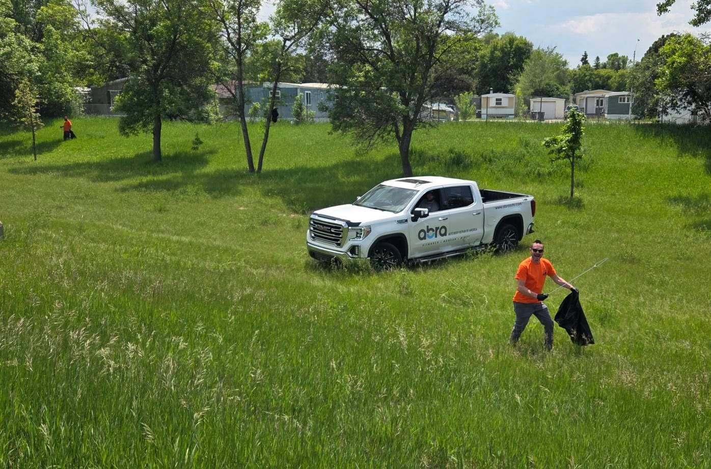 ABRA Bismarck Joins Mandan’s 2025 Community Clean-Up 2 503990224 693552750099575 2342726464787247451 n